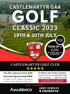 Castlemartyr GAA Golf Classic 2023
